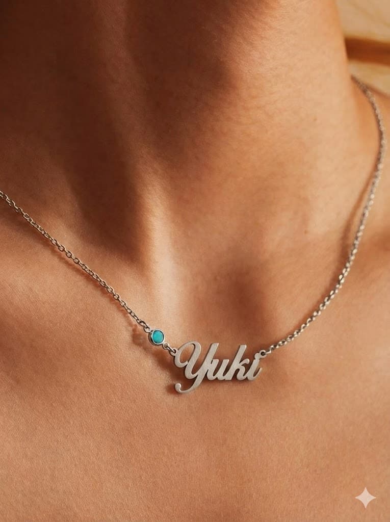 Yuki - Stainless Steel custom name necklace preview